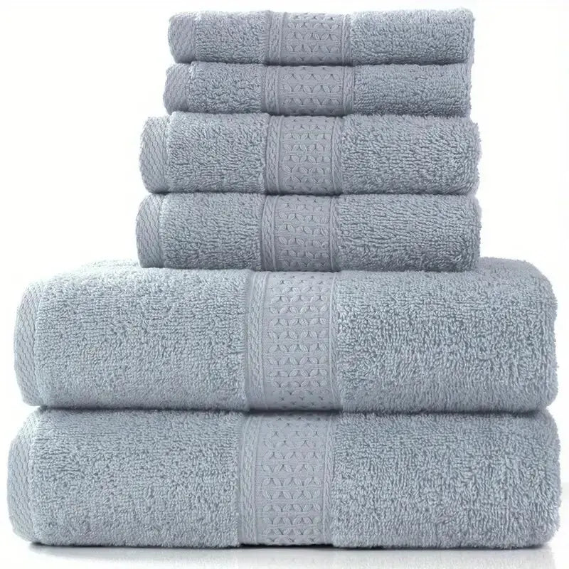 Serviette en Coton Bleu