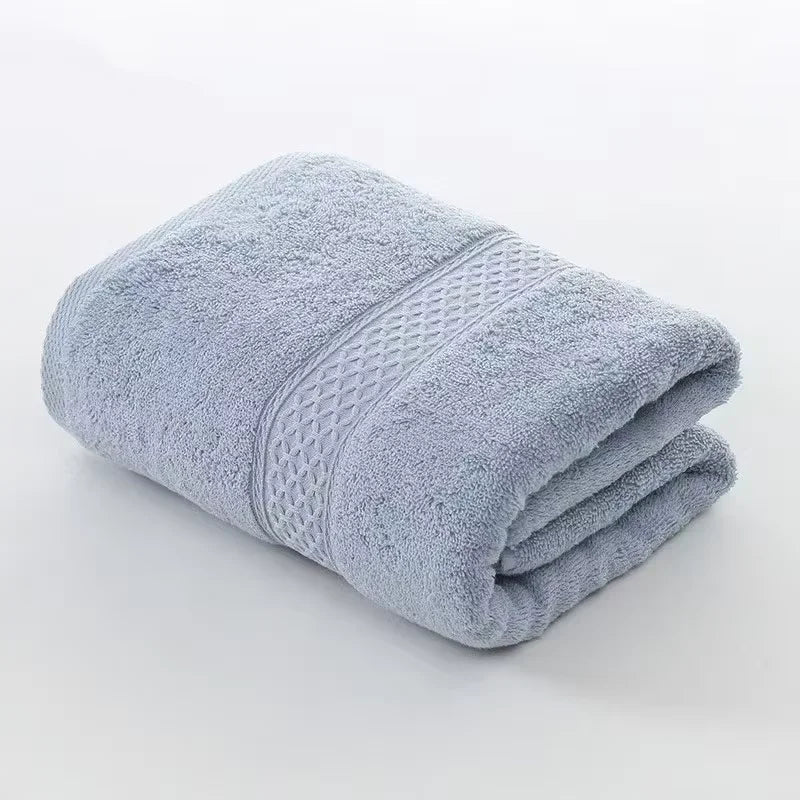 Serviette en Coton Bleu